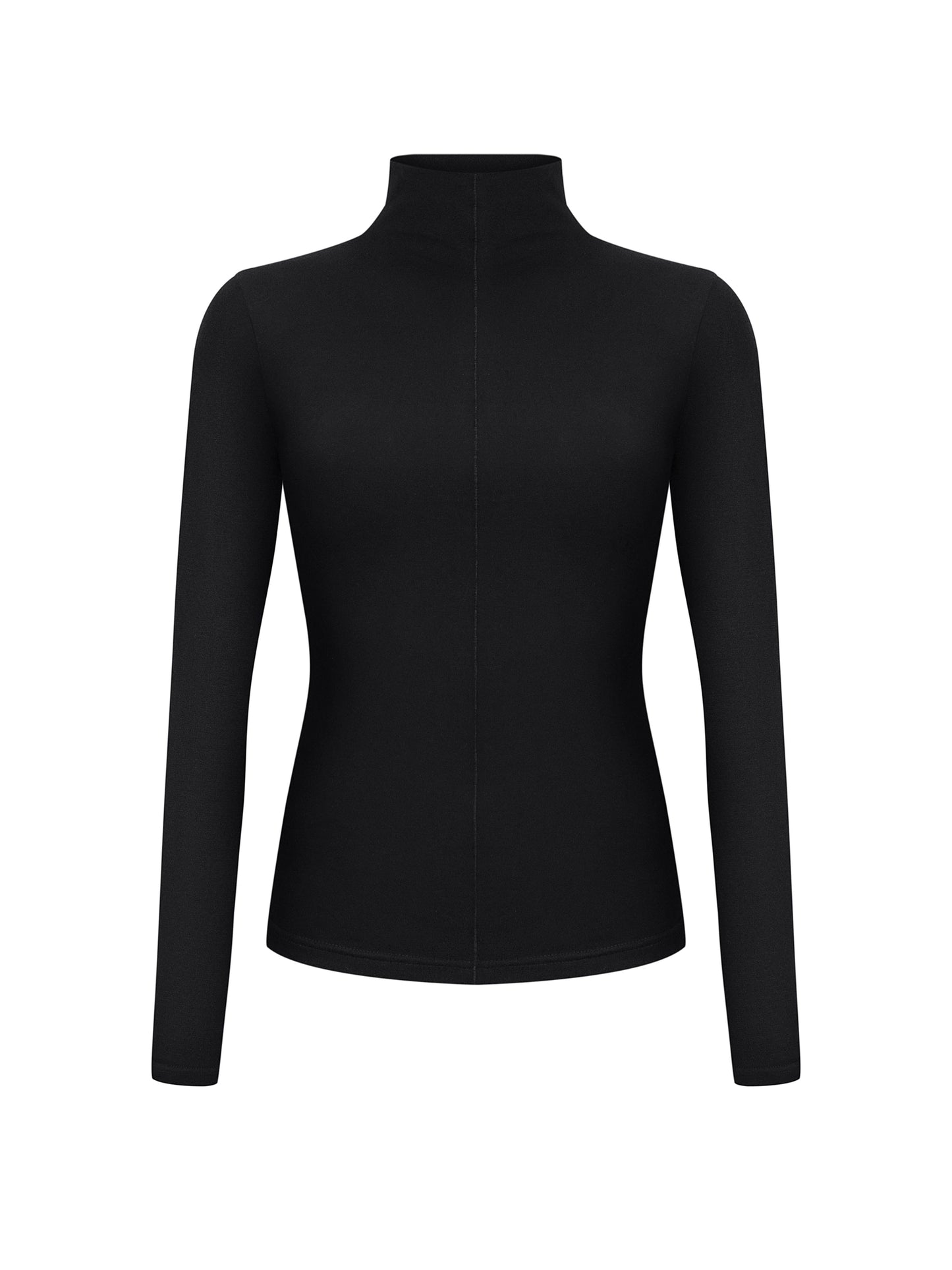 Fitted Cotton Turtleneck