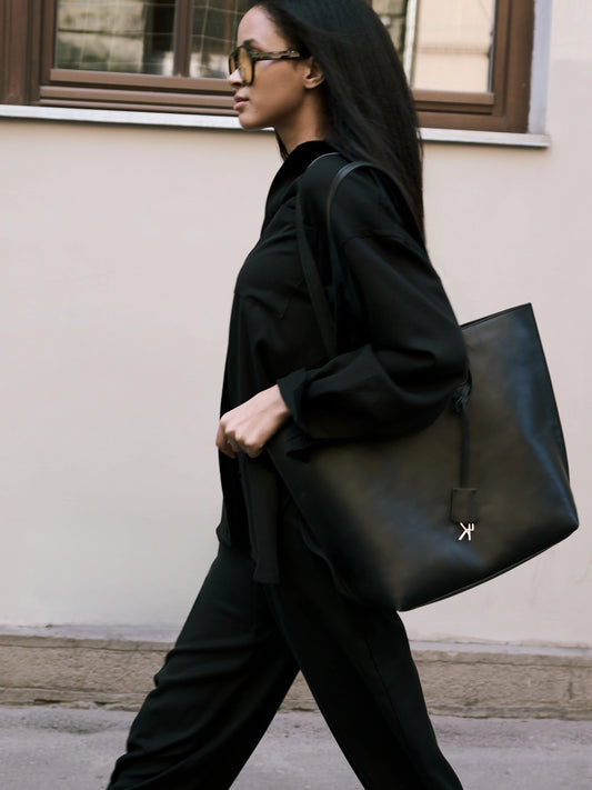 Genuine Leather Shopper