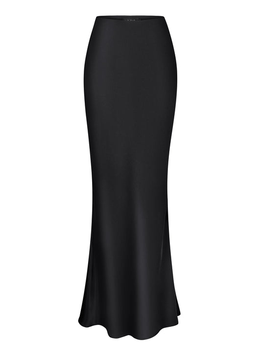 Black Viscose Skirt