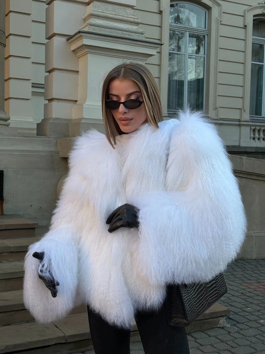 White Fur Coat