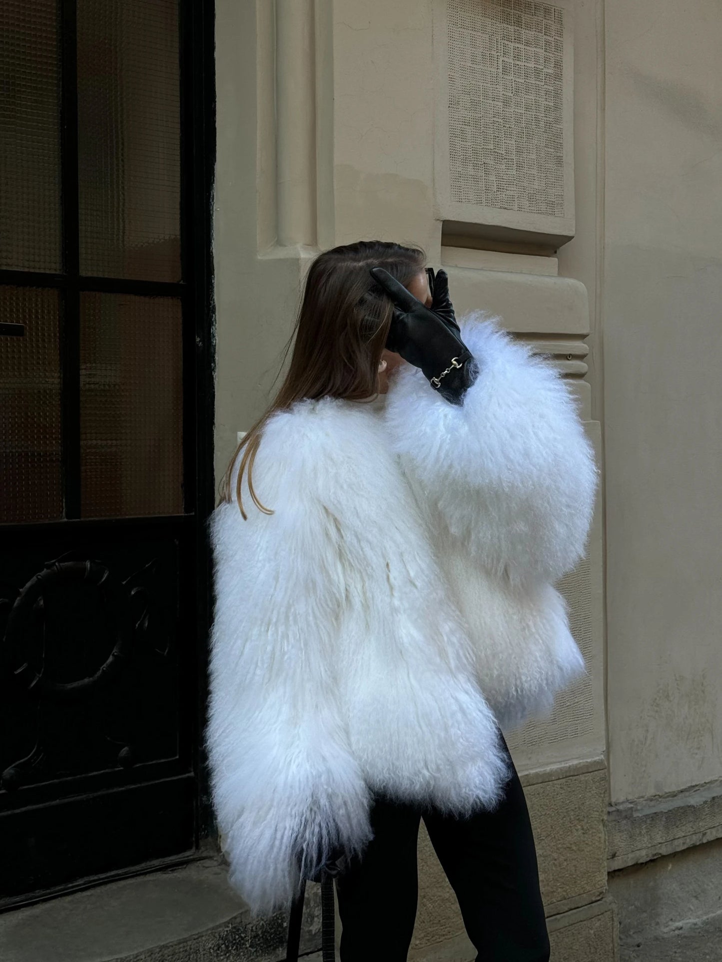 White Fur Coat
