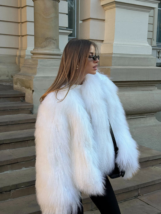 White Fur Coat