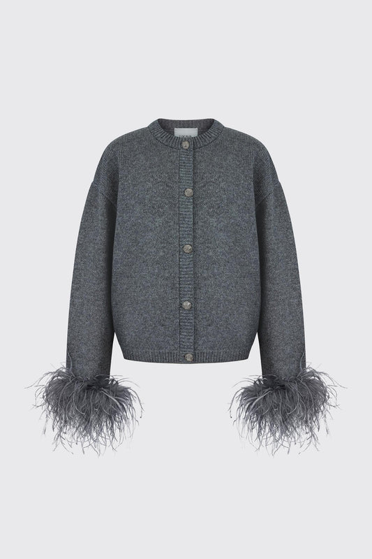 Merino Feather Cardigan
