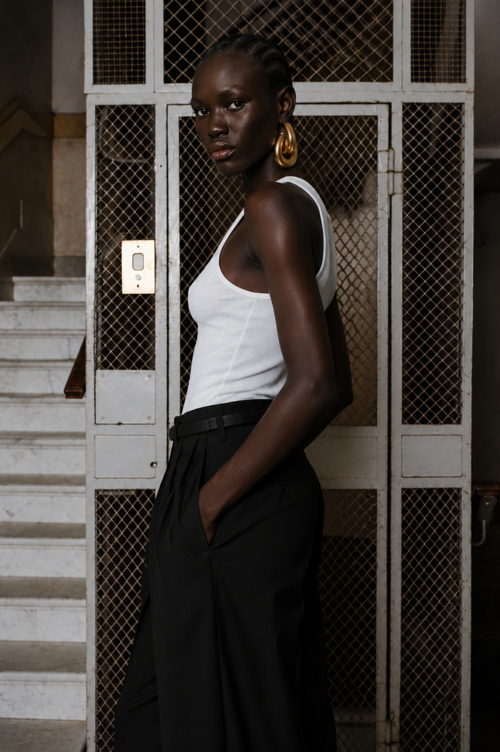 White Essential Tank Top