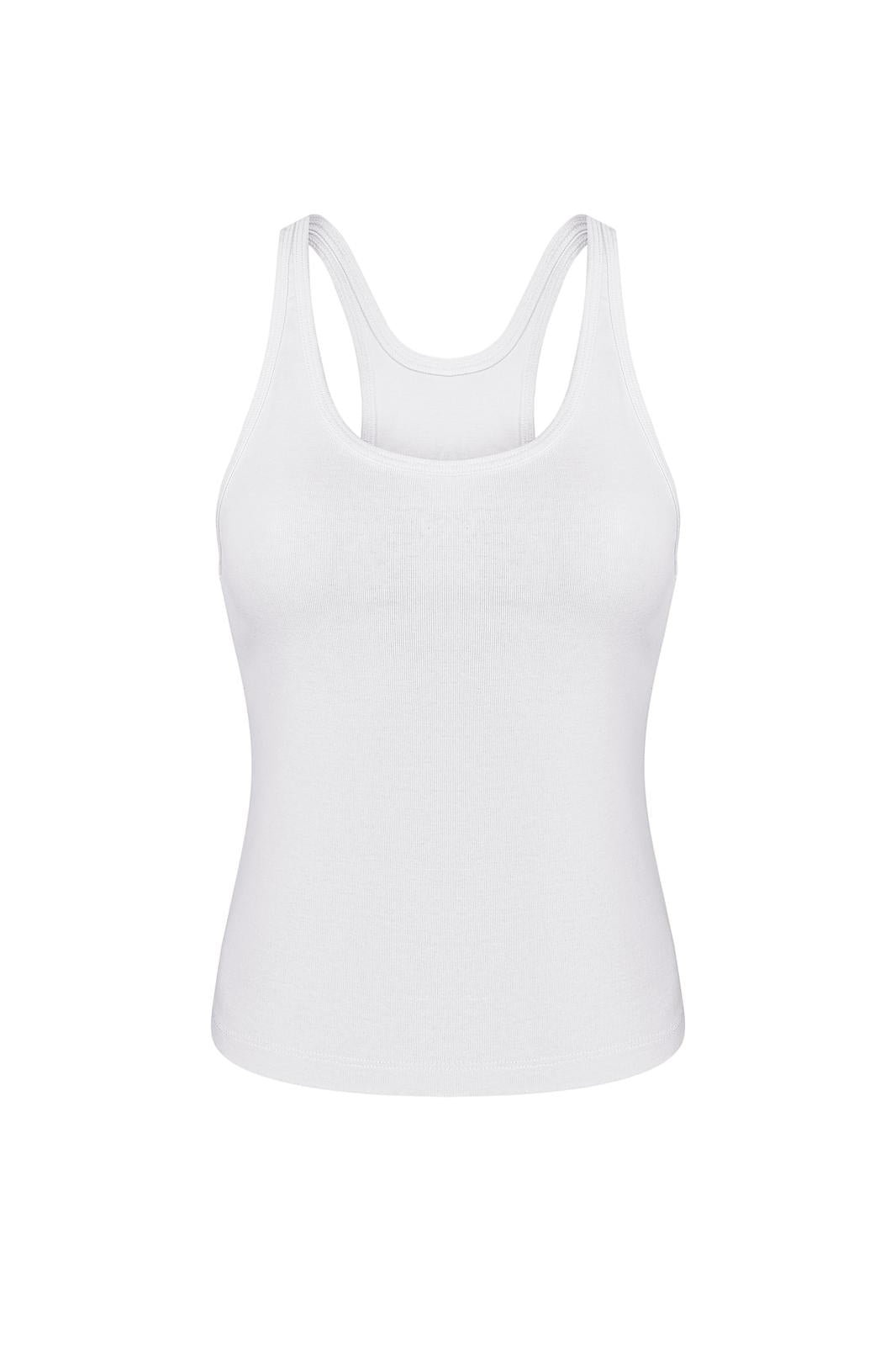 White Essential Tank Top