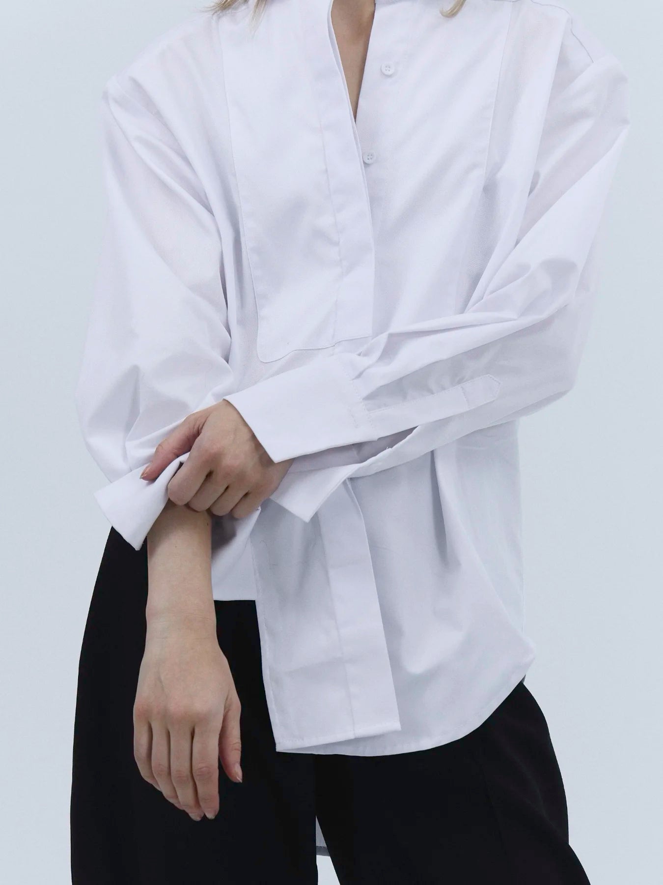 Oversize Cotton Shirt — White