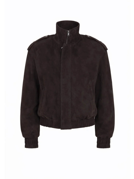Dark Chocolate Suede Jacket