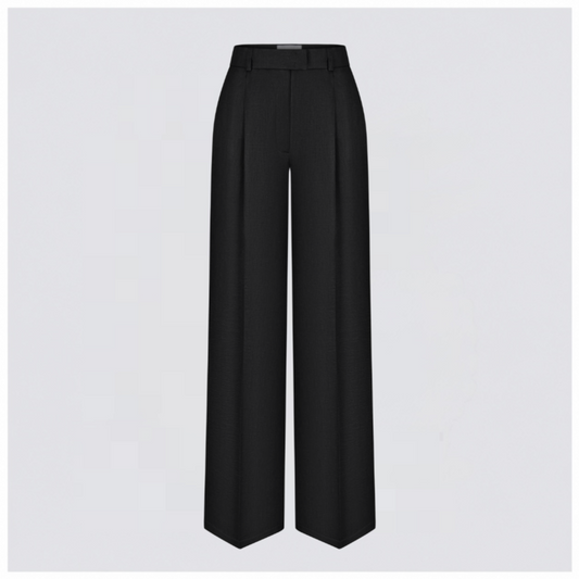 Black Linen Flow Pants