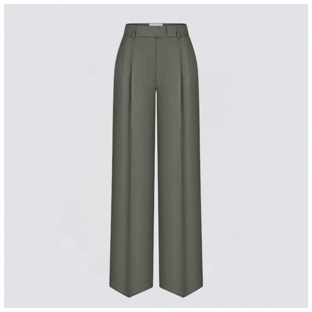 Olive Flow Trousers