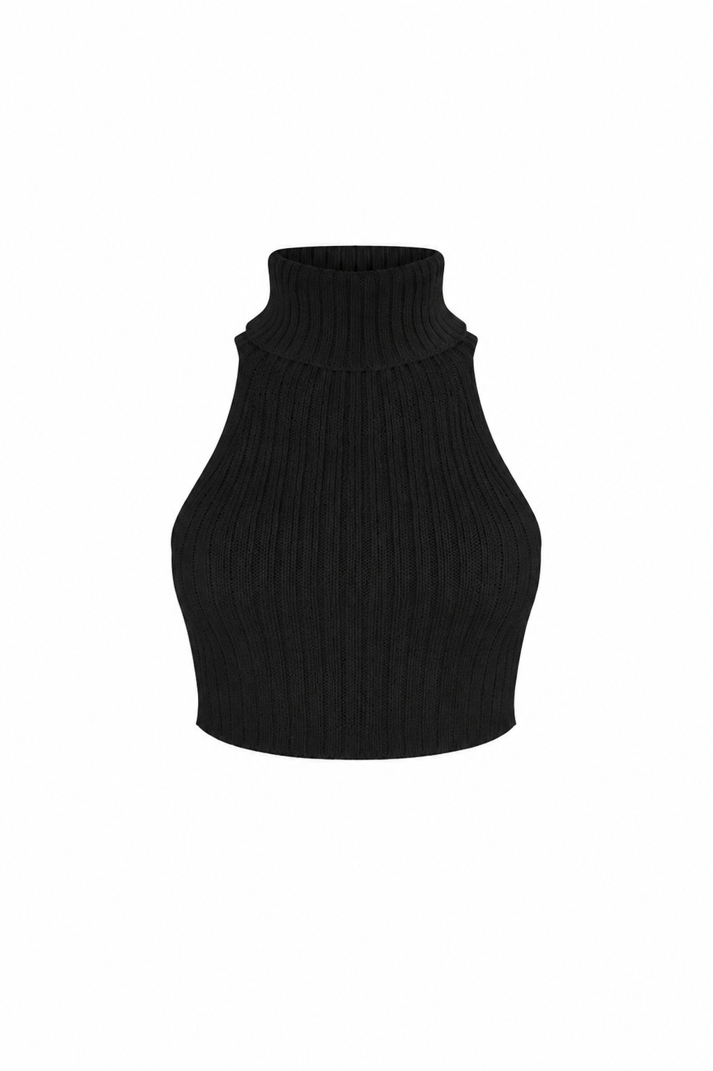 KNIT HALTER TOP