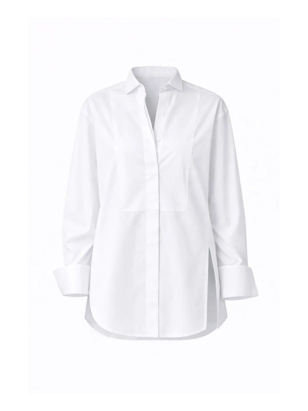 Oversize Cotton Shirt — White