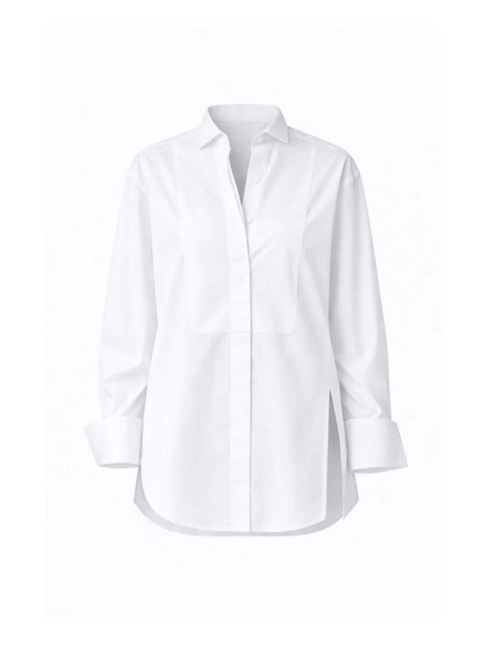 Oversize Cotton Shirt — White