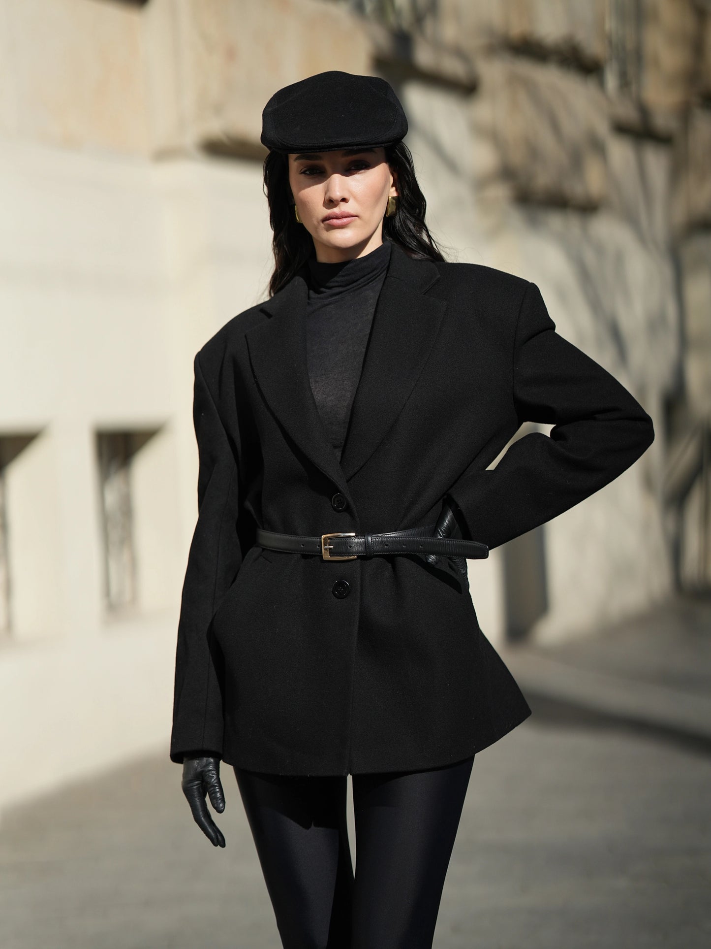 Coat-Jacket In Black