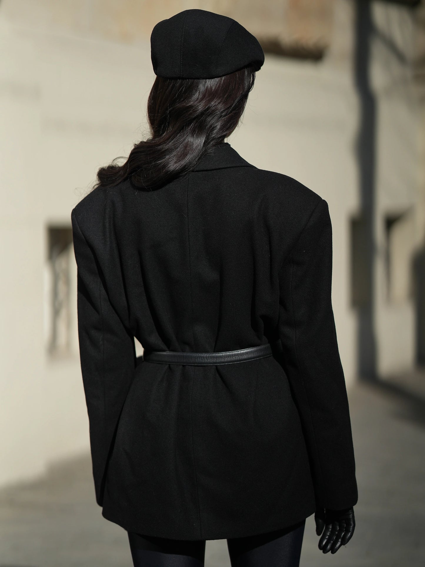 Coat-Jacket In Black