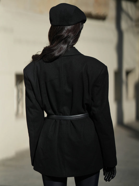 Coat-Jacket In Black