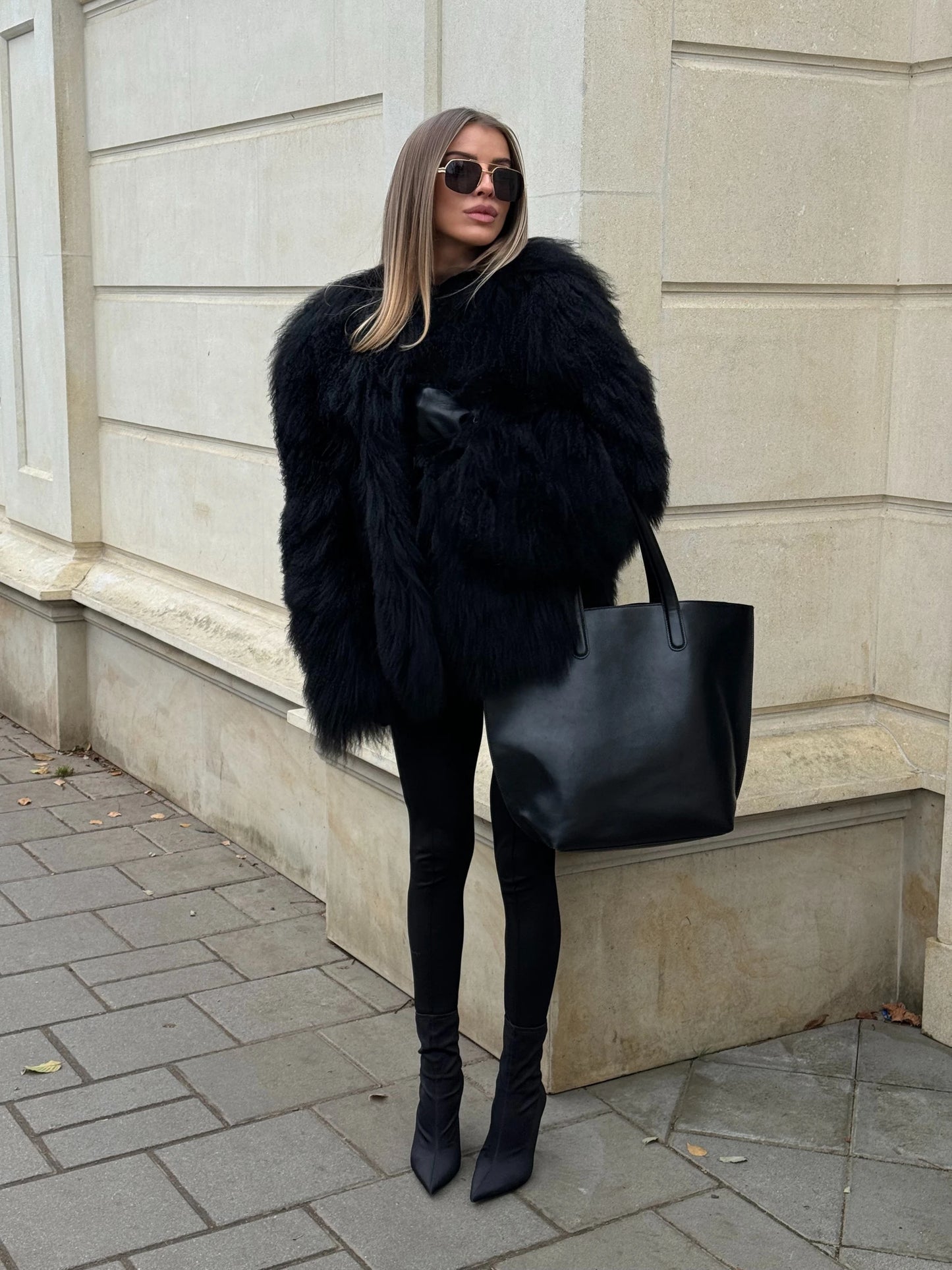 Black Fur Coat