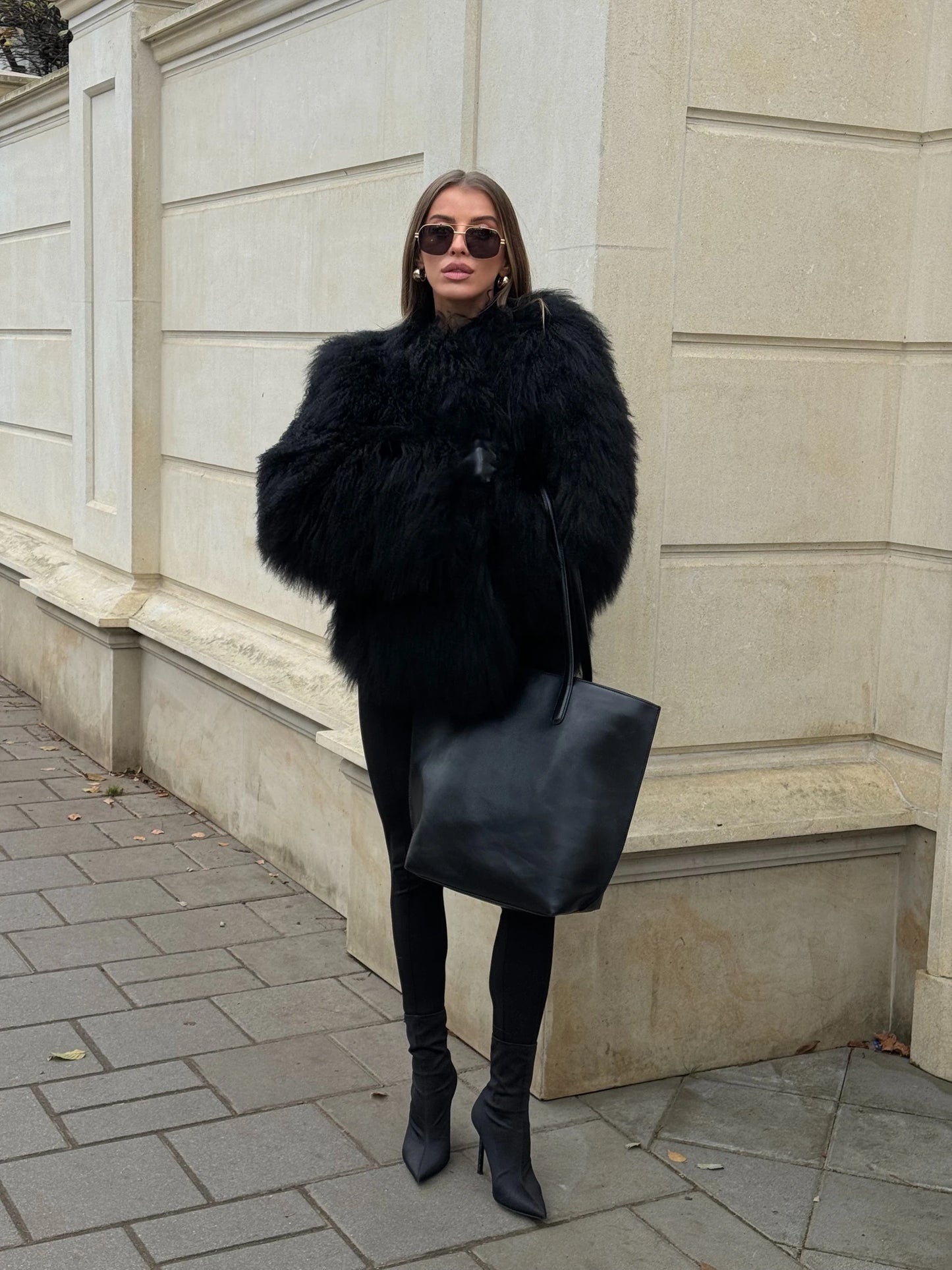 Black Fur Coat