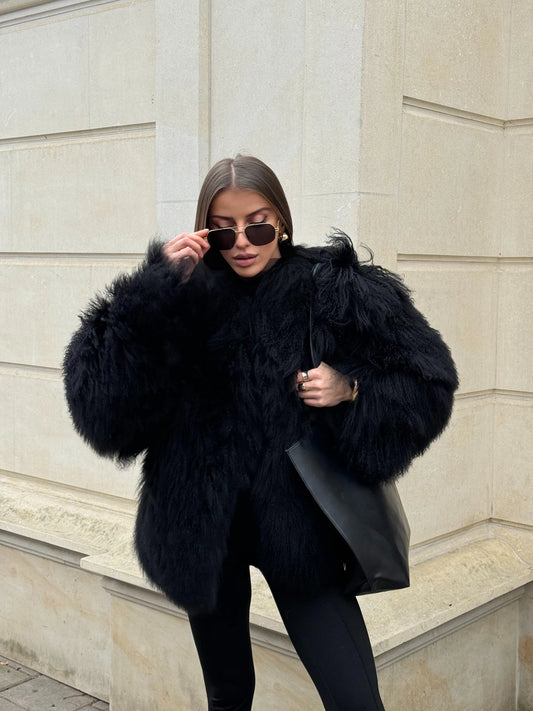 Black Fur Coat