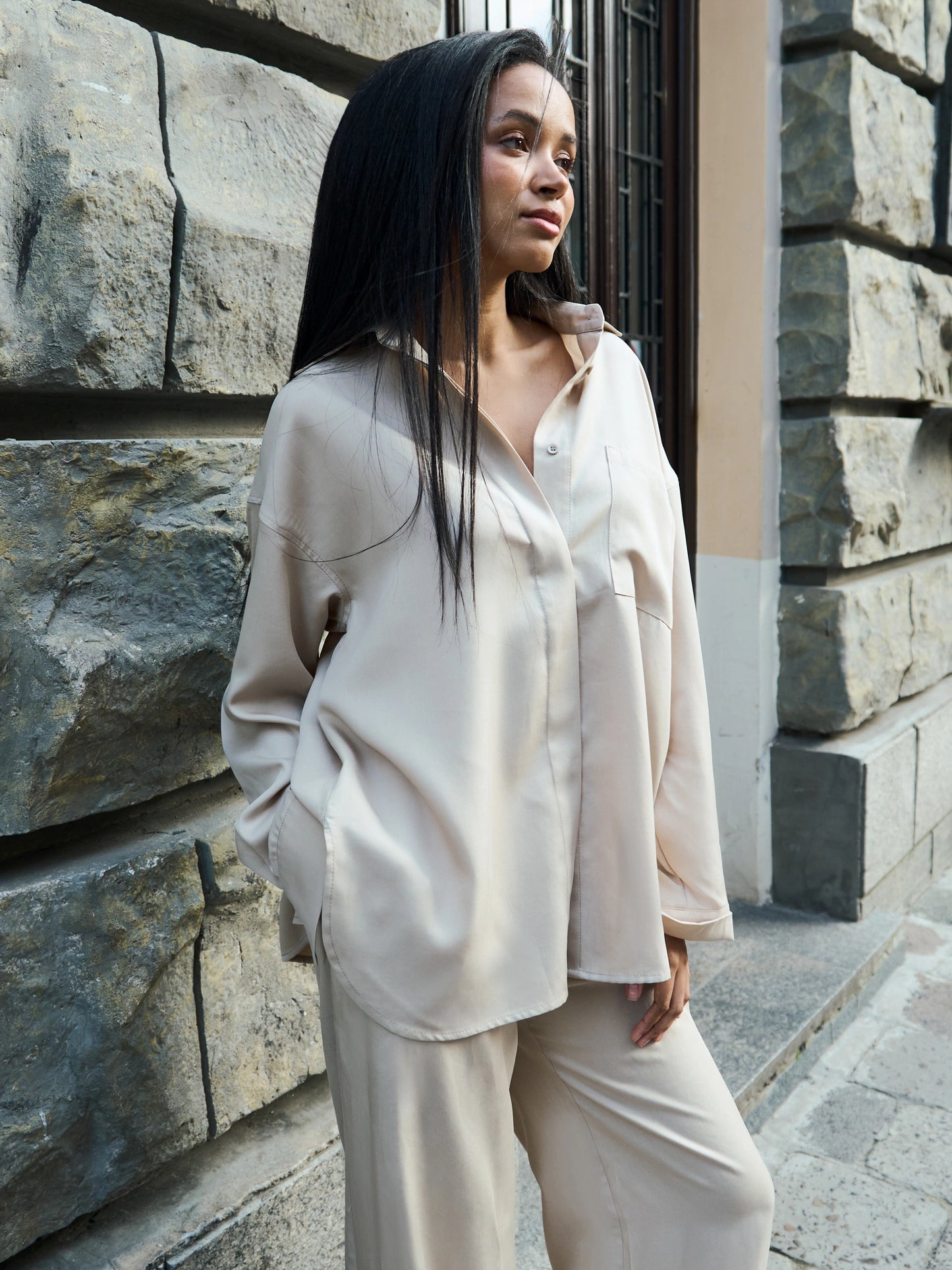 Fluid Oversized Shirt